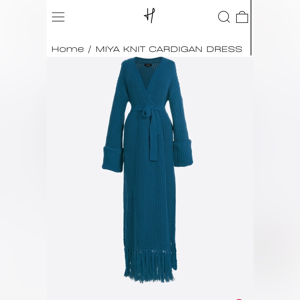 Hanifa Miya knit sweater dress
